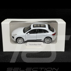 Porsche Macan Turbo 2019 Weiß Reibungsspielzeug 1/38 Welly MAP01024015