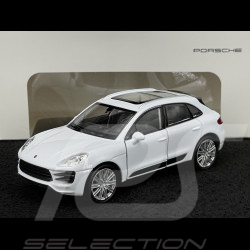 Porsche Macan Turbo 2019 Blanc Jouet à friction 1/38 Welly MAP01024015