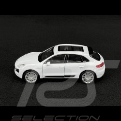 Porsche Macan Turbo 2019 White Friction Toy 1/38 Welly MAP01024015
