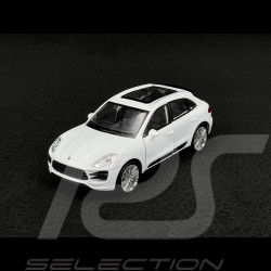 Porsche Macan Turbo 2019 Blanc Jouet à friction 1/38 Welly MAP01024015