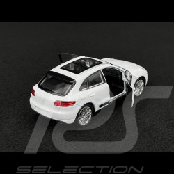 Porsche Macan Turbo 2019 Blanc Jouet à friction 1/38 Welly MAP01024015
