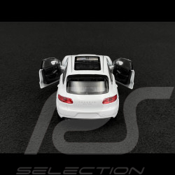 Porsche Macan Turbo 2019 White Friction Toy 1/38 Welly MAP01024015