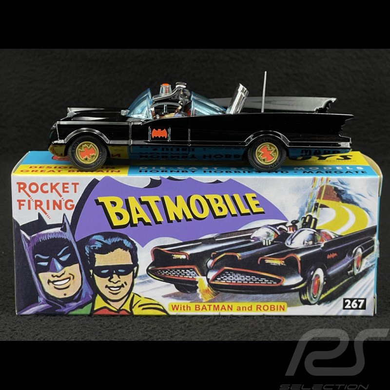 Batmobile 1966 avec Figurines Batman et Robin Noir Gloss 1/50 Corgi Toys CD54321050