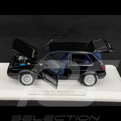 Volkswagen Golf GTI II Edition Blue 1991 Moonlight Blue Metallic 1/18 Norev 188583