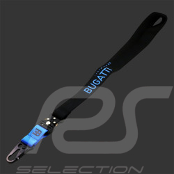 Bugatti Schlüsselband Schwarz / Blau BU124U802BK99