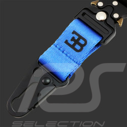 Bugatti Keychain Lanyard Black / Blue BU124U802BK99