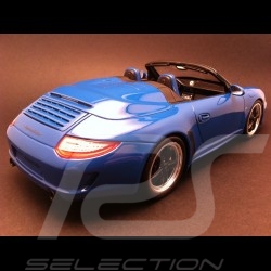 Porsche 997 Speedster bleu 1/18 GT Spirit GT021A