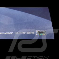 Maserati Poster MC20 Vorderansicht Blau / Weiß 920029613