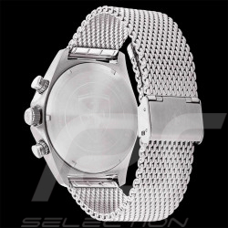 Ferrari Watch Pilota Evo Chronograph Silver Mesh Bracelet FE-083-0826