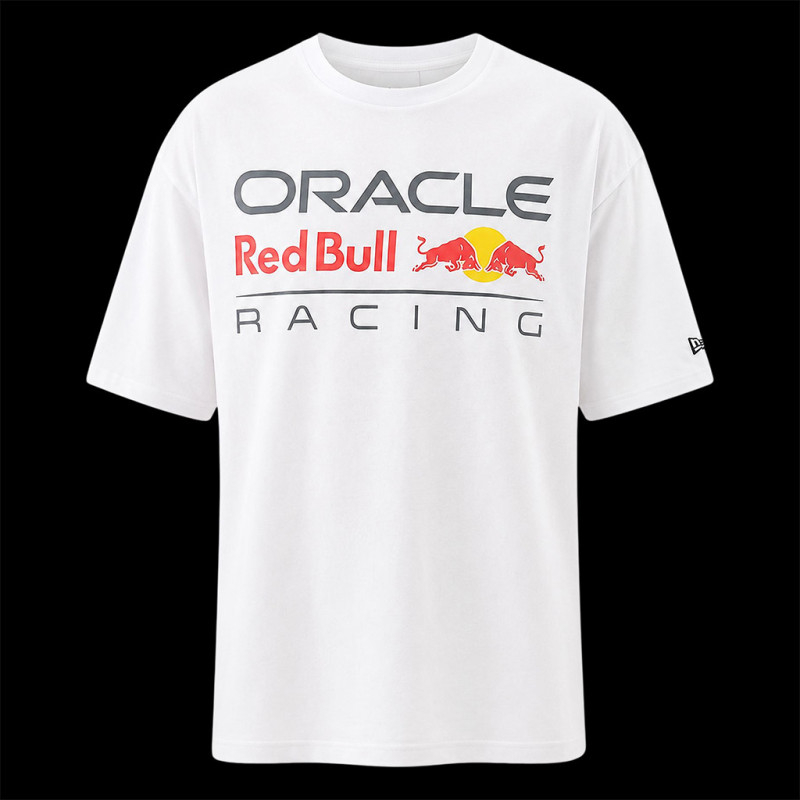Red Bull T-Shirt Racing F1 Team Logo White New Era 60897385 - Unisex