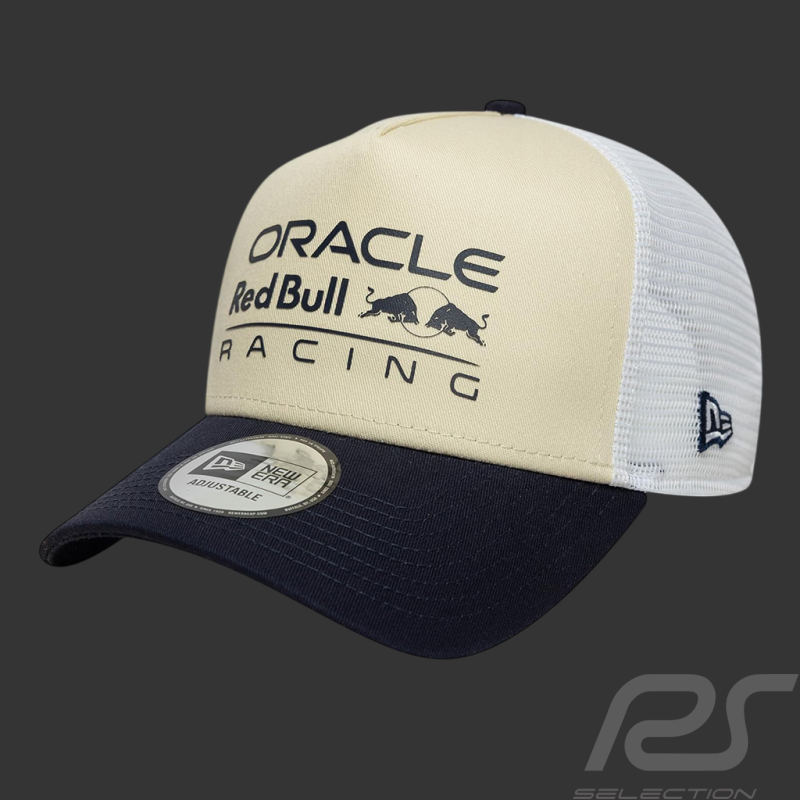 Red Bull Cap Racing F1 Team Trucker Beige / Marineblau / Weiß New Era 60772117 - Unisex