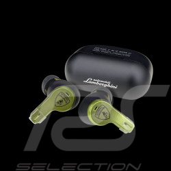Lamborghini Earphones Bluetooth Matte Black / Metallic Green GRS22005