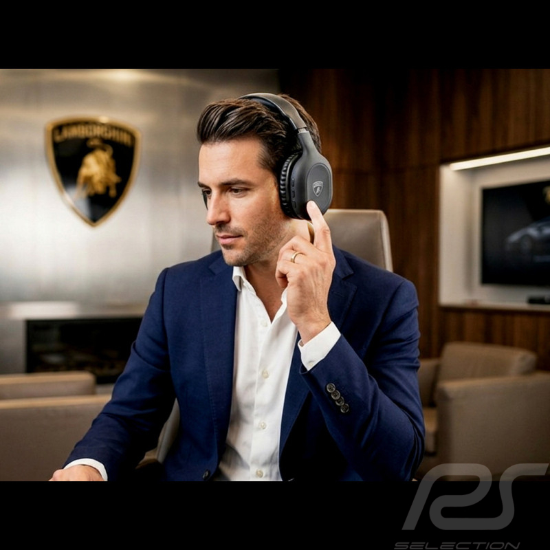 Lamborghini Wireless Headphones Bluetooth Matte Black GRS22007