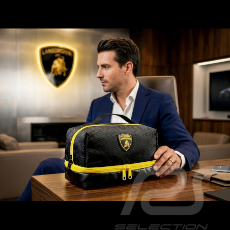 Trousse de Toilette Lamborghini Noir / Jaune GRS22012