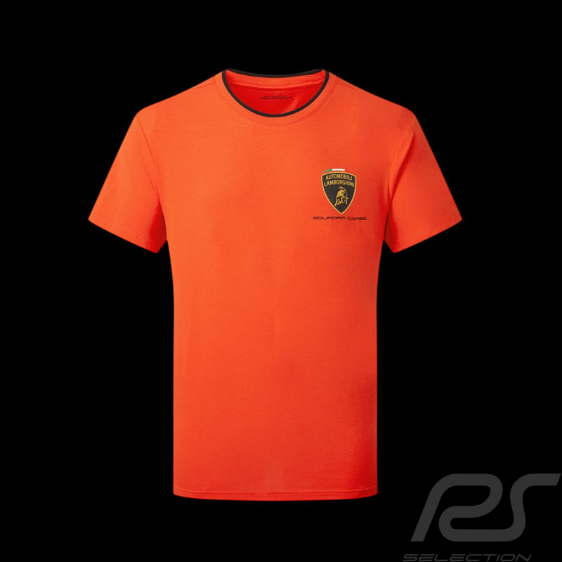 T-shirt Lamborghini Squadra Corse Orange LB18T2-450 - mixte