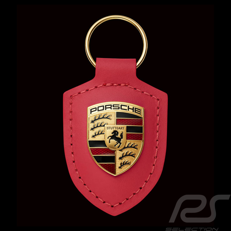 Porsche Schlüsselanhänger Wappen rot WAP0500920E