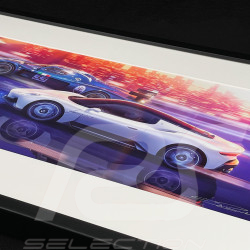 Poster Maserati MC20 / MC12 L'Heure est à l'Audace avec Cadre 50 x 24 cm 920030400
