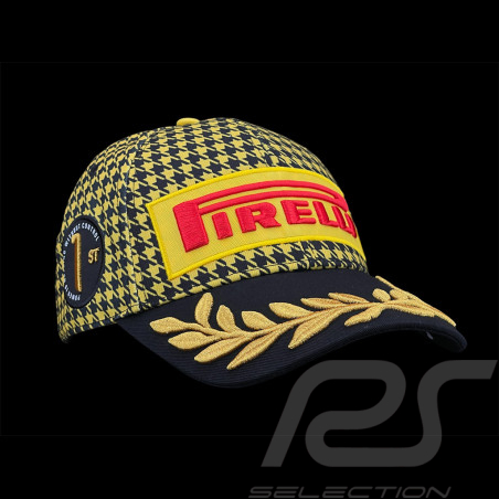 RARE : Casquette Pirelli F1 Vainqueur GP Silverstone 2026 Brodé Noir / Jaune 0117 - mixte