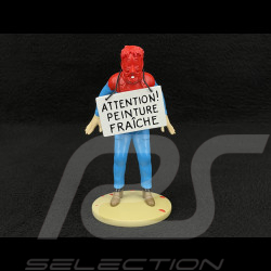 Tintin Figurine - Haddock with Wet Paint - Destination Moon 12 cm 42256