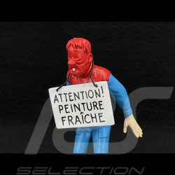 Figurine Tintin - Haddock Peinture Fraîche - Objectif Lune 12 cm 42256