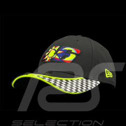 Valentino Rossi Hat VR46 WRT MotoGP Checkerboard Black / Multicolor New Era 60897579 - Unisex