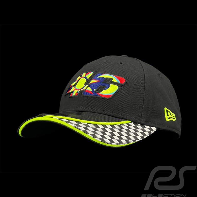 Valentino Rossi Hat VR46 WRT MotoGP Checkerboard Black / Multicolor New Era 60897579 - Unisex