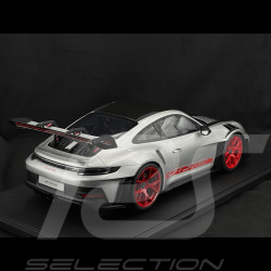 Porsche 911 GT3 RS Type 992.1 2022 Pack Weissach Argent GT / Bandes Rouges 1/8 GT Spirit GTS802001