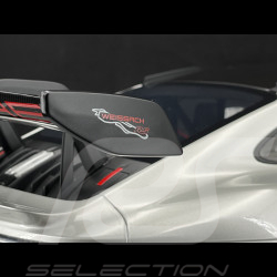 Porsche 911 GT3 RS Type 992.1 2022 Weissach Package Silver GT / Red Stripes 1/8 GT Spirit GTS802001