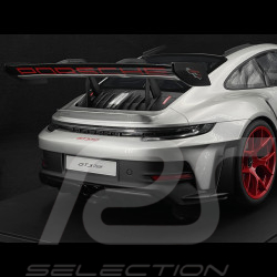 Porsche 911 GT3 RS Type 992.1 2022 Pack Weissach Argent GT / Bandes Rouges 1/8 GT Spirit GTS802001
