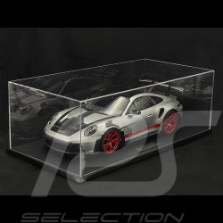 Porsche 911 GT3 RS Typ 992.1 2022 Weissach Package Silber GT / Rote Streifen 1/8 GT Spirit GTS802001