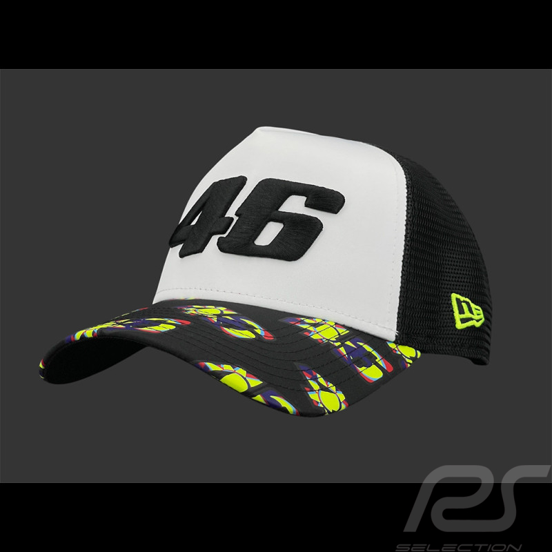 Valentino Rossi Hat VR46 WRT MotoGP Trucker Black / White New Era 60897569 - Unisex