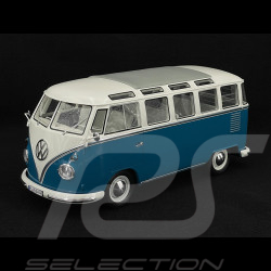 Volkswagen Combi T1 Samba Bus 1962 Bleu Regatta / Blanc 1/12 Ottomobile G102