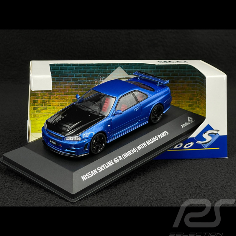 Nissan Skyline GT-R (R34) Z-Tune 1998 Bayside Blue 1/43 Solido S4318202