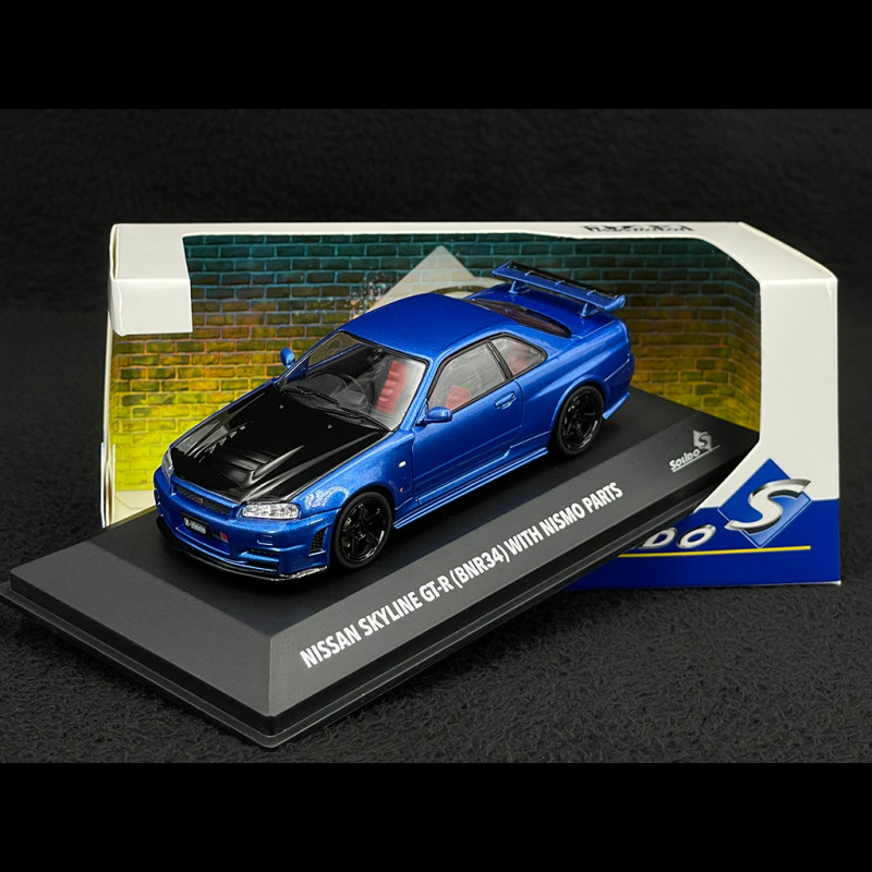 Nissan Skyline GT-R (R34) Z-Tune 1998 Bayside Blue 1/43 Solido