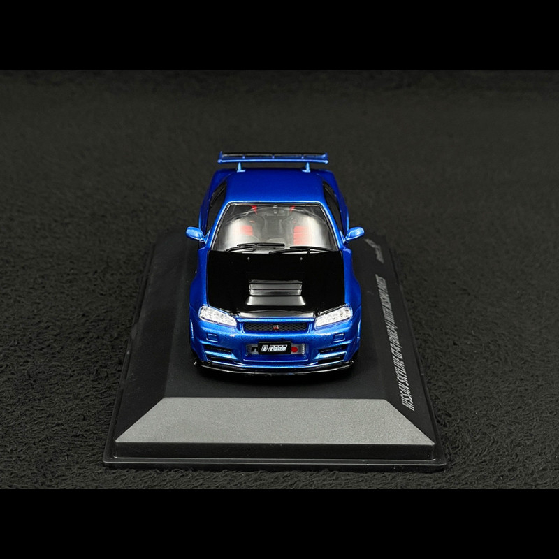 Nissan Skyline GT-R (R34) Z-Tune 1998 Bayside Blue 1/43 Solido