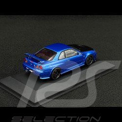 Nissan Skyline GT-R (R34) Z-Tune 1998 Bayside Blue 1/43 Solido S4318202