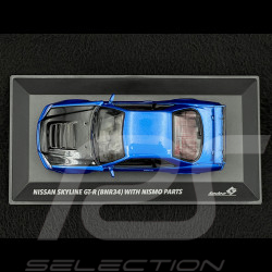Nissan Skyline GT-R (R34) Z-Tune 1998 Bayside Blue 1/43 Solido S4318202