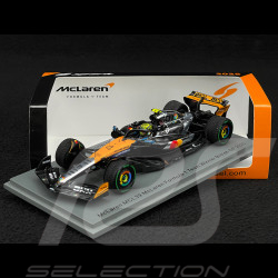 Lando Norris McLaren MCL39 n° 4 Winner British GP 2025 F1 with Pit Board 1/43 Spark S9596