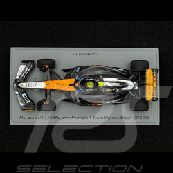 Lando Norris McLaren MCL39 n° 4 Winner British GP 2025 F1 with Pit Board 1/43 Spark S9596