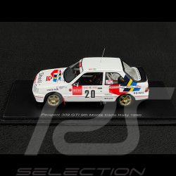 Peugeot 309 GTI n° 20 9th Monte Carlo Rally 1990 1/43 Spark S9454