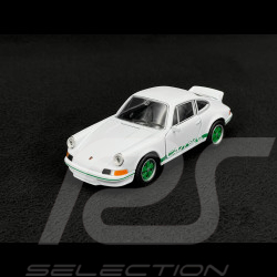 Porsche 911 Carrera RS 2.7 1973 White / Green Stripes Friction Toy 1/38 Welly MAP01091124