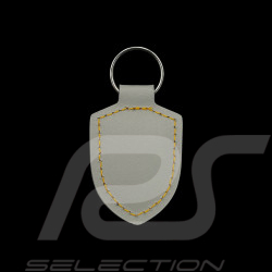 Porte-clés Porsche écusson Turbonite Gris Craie / Jaune Signal WAP0500600T0WS