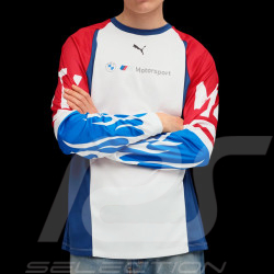 T-shirt BMW Motorsport M4 GT4 Evo Jersey Manches Longues Puma Blanc / Bleu / Rouge 632577-04