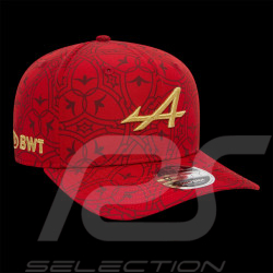 Casquette Alpine Pas Cher F1 Team GP Chine 2024 Rouge New Era 60564591 - mixte