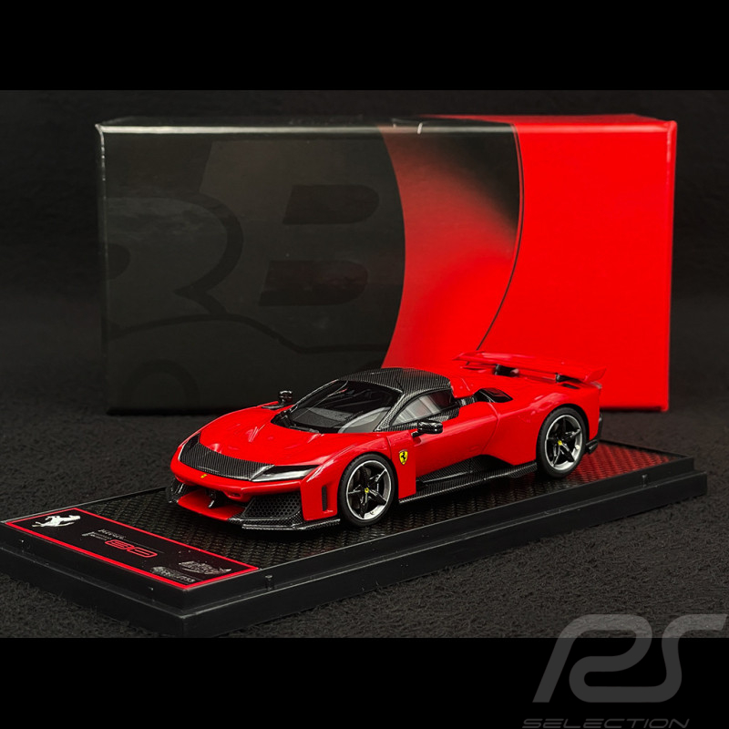 Ferrari F80 2024 Carbon Option Rosso Corsa / Carbon Felgen 1/43 BBR Models BBRC305A1