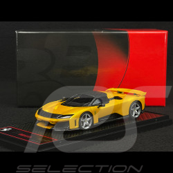 Ferrari F80 2024 Carbon Option Giallo Tristrato / Silberne Felgen 1/43 BBR Models BBRC305B