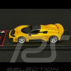 Ferrari F80 2024 Carbon Option Giallo Tristrato / Silberne Felgen 1/43 BBR Models BBRC305B