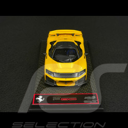 Ferrari F80 2024 Carbon Option Giallo Tristrato / Silberne Felgen 1/43 BBR Models BBRC305B