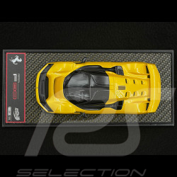 Ferrari F80 2024 Carbon Option Giallo Tristrato / Silver Rims 1/43 BBR Models BBRC305B