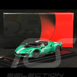 Ferrari 296 Speciale n° 25 2025 Verde Nürburgring / Bandes Blanches 1/43 BBR Models BBRC323A